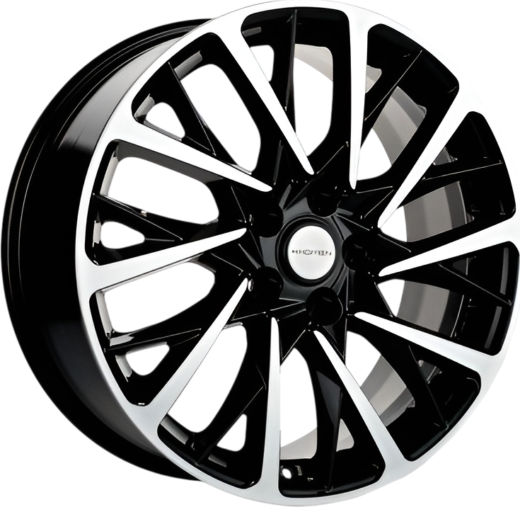Литой диск Khomen KHW1804 DFM AX7/580/Evolute 18x7.5" 5x108мм DIA 65.1мм ET 45мм (Black FP)