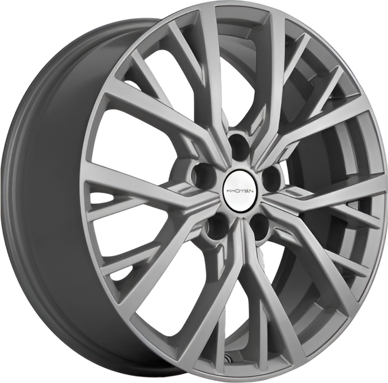 Литой диск Khomen KHW1806 Geely Coolray 18x7" 5x114.3мм DIA 54.1мм ET 50мм (F-Silver)