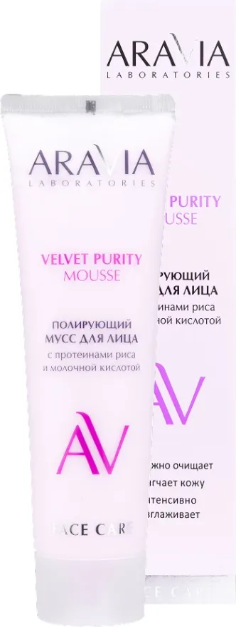 Пенка для умывания Aravia Laboratories Velvet Purity Mousse (100мл) — фото 2