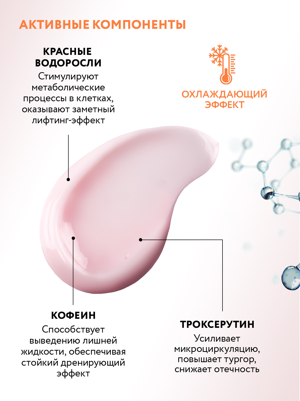 Маска для лица кремовая Aravia Laboratories Urban Detox Mask Лимфодренажная (100мл) — фото 3