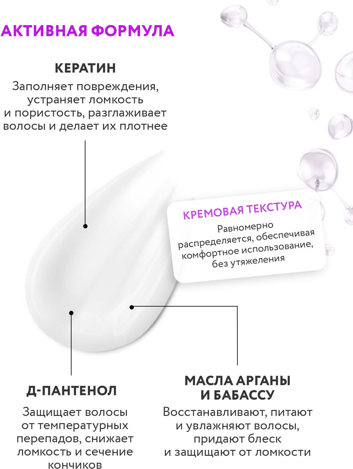 Бальзам для волос Aravia Laboratories Keraplastic Hair Balm (1л) — фото 6