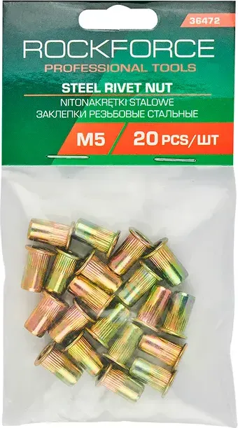 Набор заклепок RockForce RF-36472 (62198), (20шт)