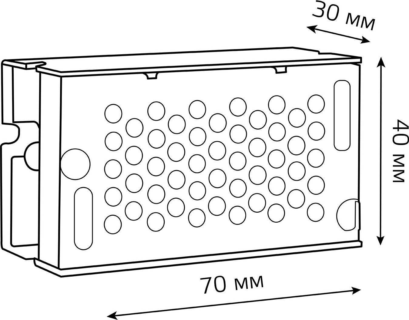 Блок питания для светодиодной ленты Gauss 15W 12V IP20 / 202003015 — фото 5