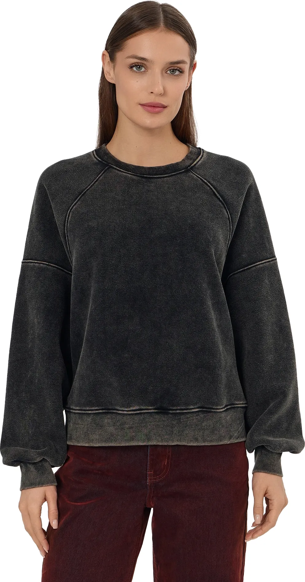 Свитшот Mark Formelle 122778/1 (р.164/170-96-102, acid wash черный)