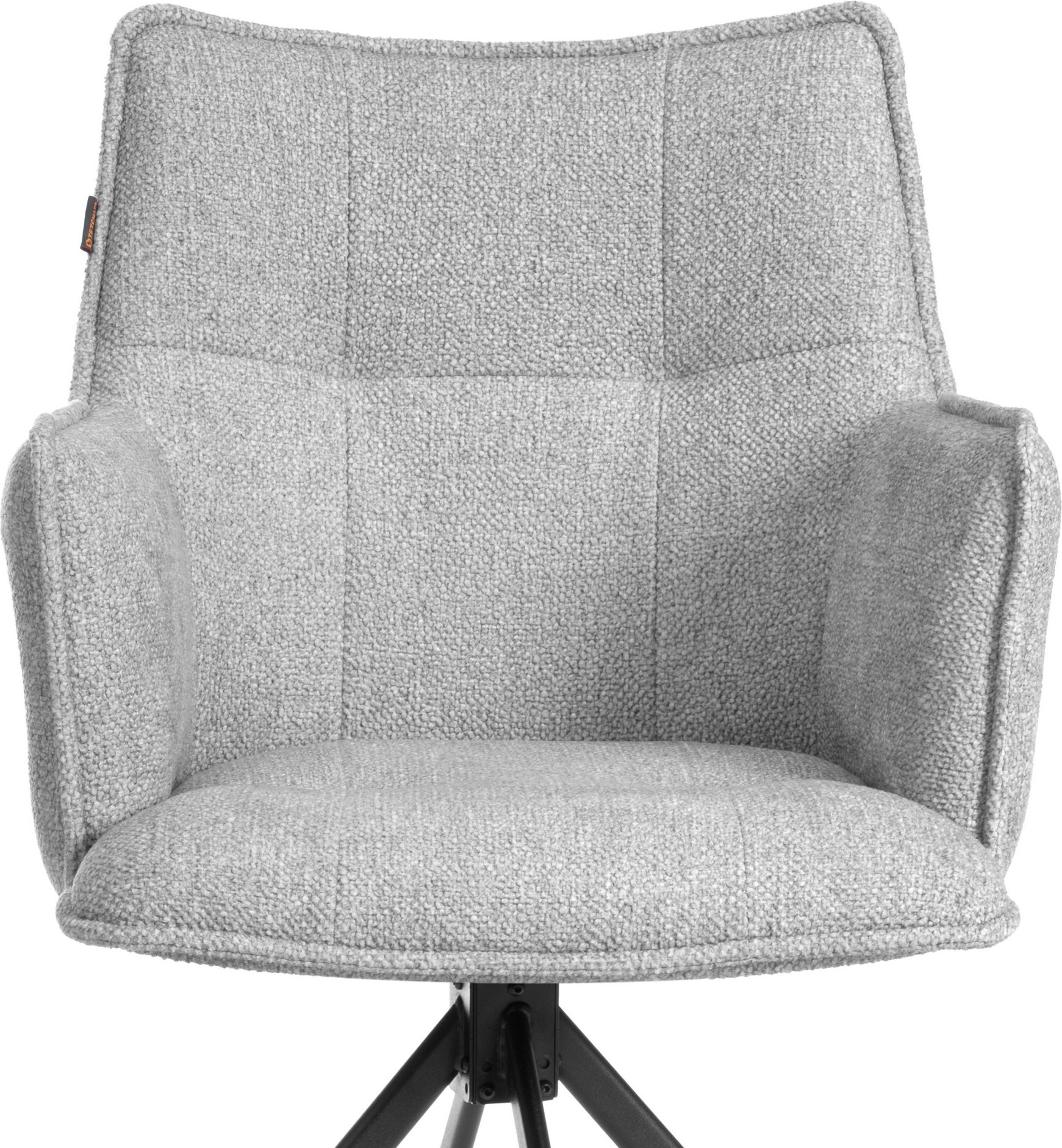 Кресло мягкое Tetchair Lutz (велюр/букле, VT shape silver) — фото 6