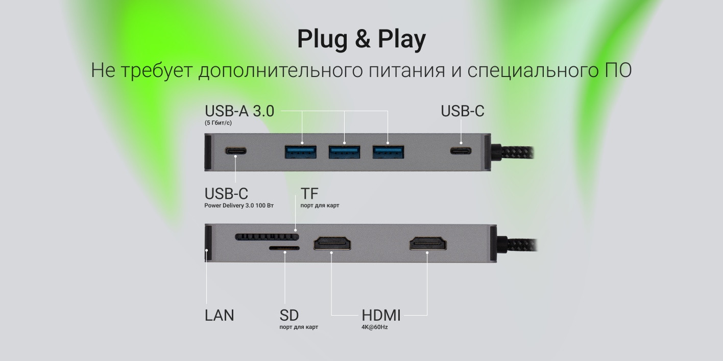 Док-станция для ноутбука Digma DS-810 — фото 3