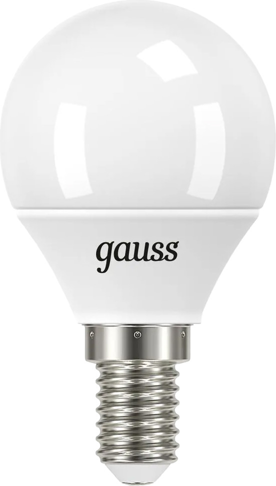 Лампа Gauss Шар 6.5W 550lm 6500K E14 LED / 105101307 — фото 2