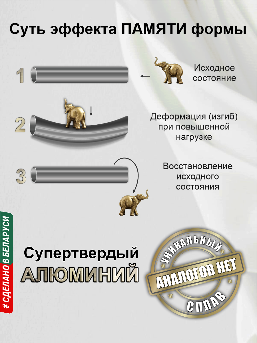Сушилка для белья Comfort Alumin Group Потолочная Алюминиевая Graphite Style 7 прутьев 2.1м (графитовый) — фото 4