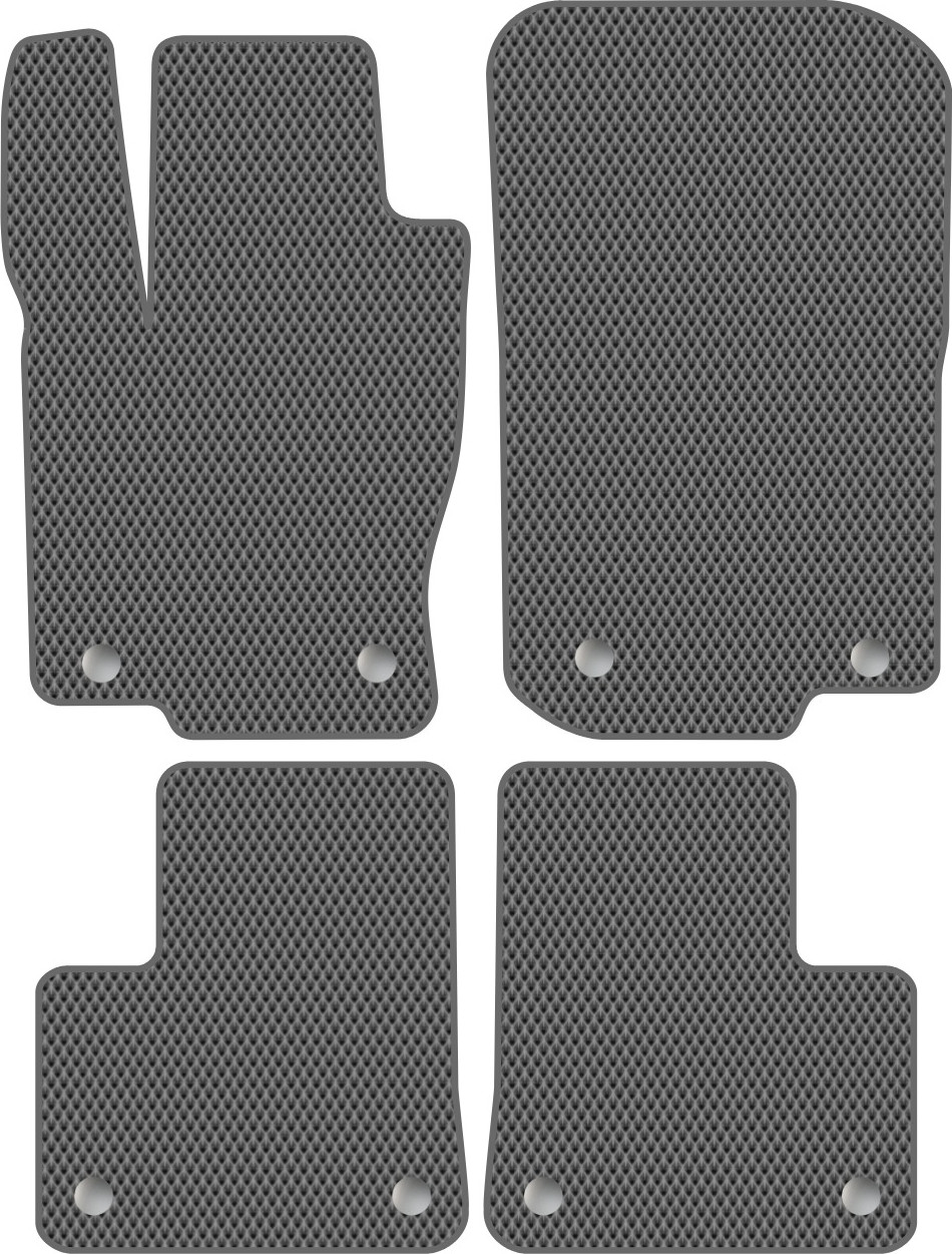 Комплект ковриков для авто Alicosta 0826_2-сер для Mercedes-Benz M-Class III SUV/W166 2011-2015 (EVA ромб, серый)