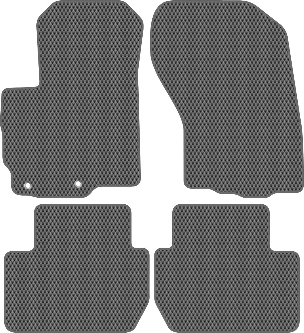 Комплект ковриков для авто Alicosta 0896_2-сер для Mitsubishi Outlander II SUV/CWOW 2005-2012 (EVA ромб, серый)