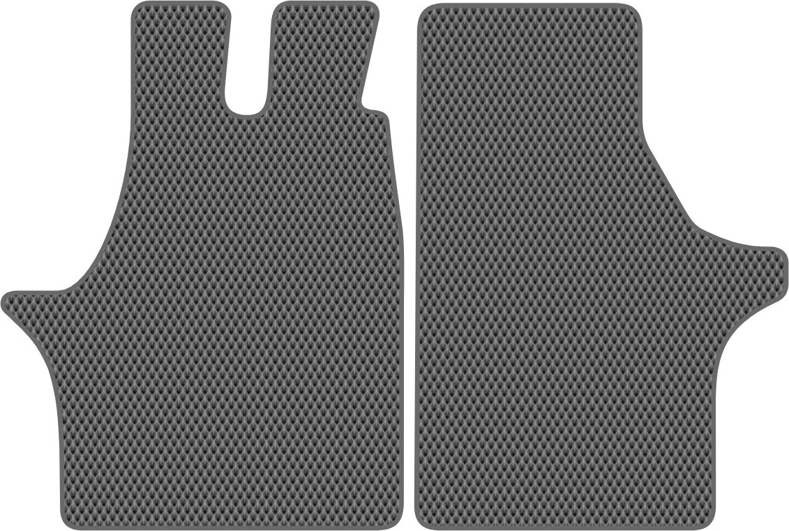 Комплект ковриков для авто Alicosta 2383_2-сер для Mercedes-Benz Vito минивэн/W638 1996-2003 (EVA ромб, серый)