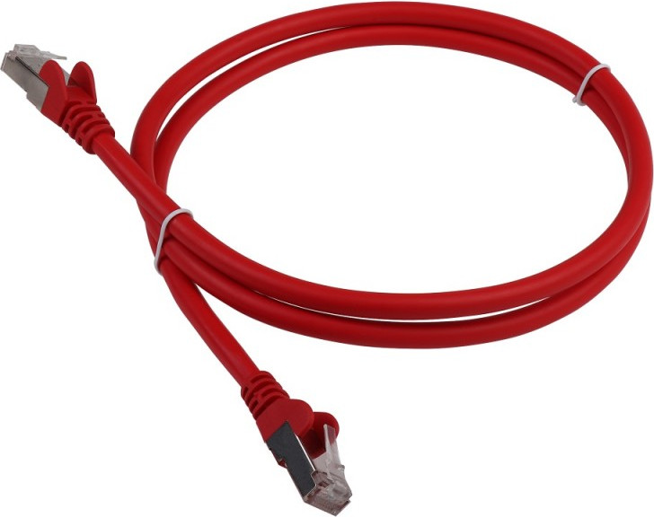 Кабель Lanmaster LAN-PC45/S6-1.0-RD (1м, красный)
