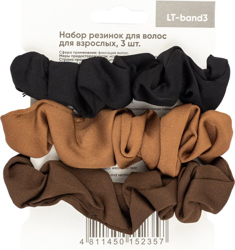 Набор резинок для волос La and Te beaute LT-band3 (53498), (3шт)
