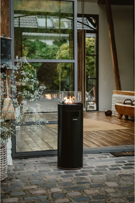 Уличный инфракрасный газовый обогреватель Enders Nova Led 2.5kW (L, черный) — фото 5