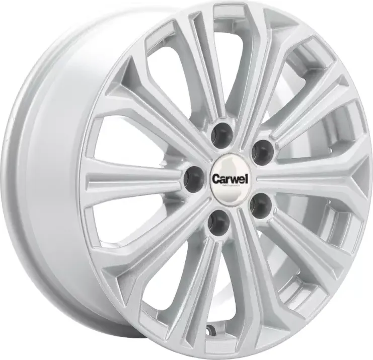 Литой диск Carwel Кудро 16x6.5" 5x108мм DIA 63.35мм ET 50мм SLT