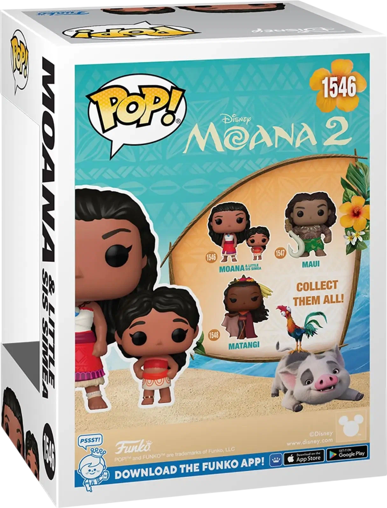 Набор фигурок коллекционных Funko POP! Дисней. Моана и Симеа / 79736 — фото 4