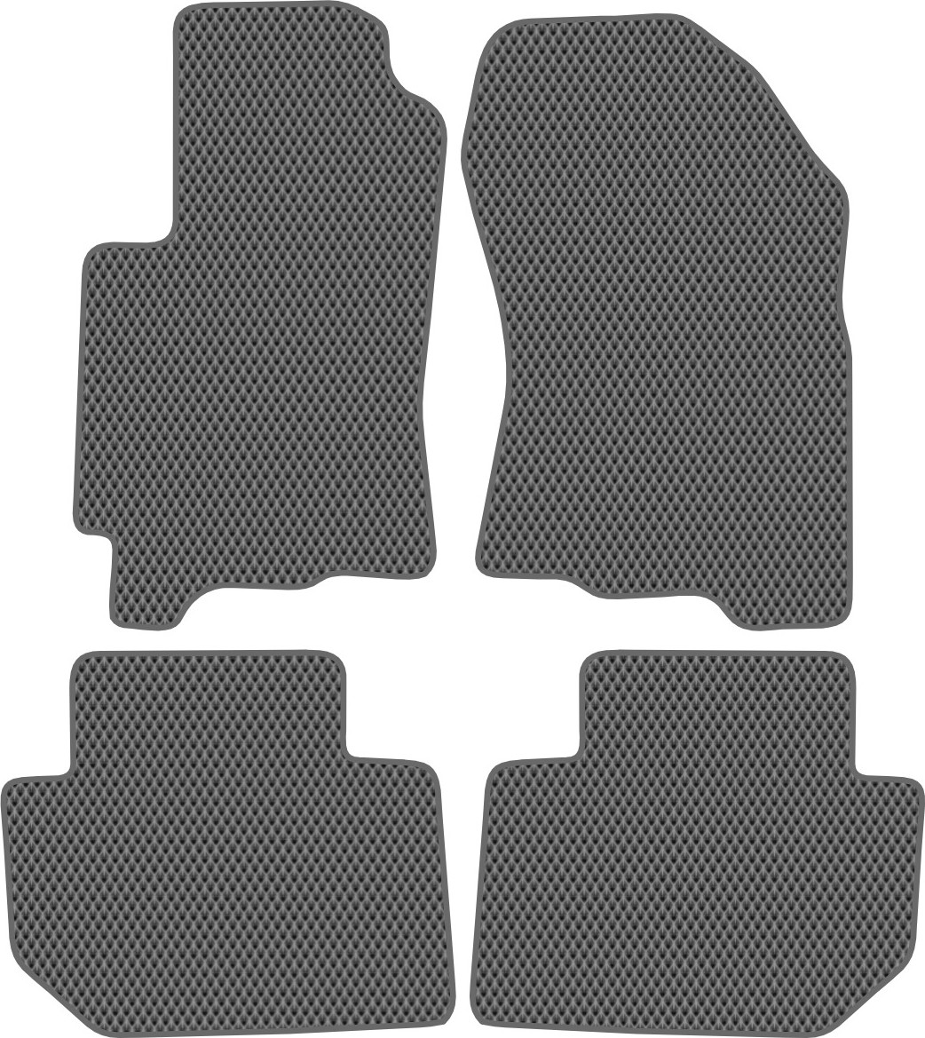 Комплект ковриков для авто Alicosta 1237_2-сер для Subaru Tribeca SUV/WX/W10 2007-2014 (EVA ромб, серый)
