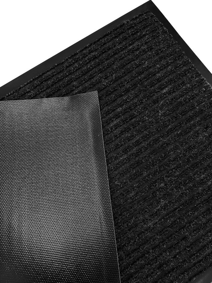 Коврик грязезащитный Qingdao Graceline Stripe Mat (60x90, Black) — фото 3