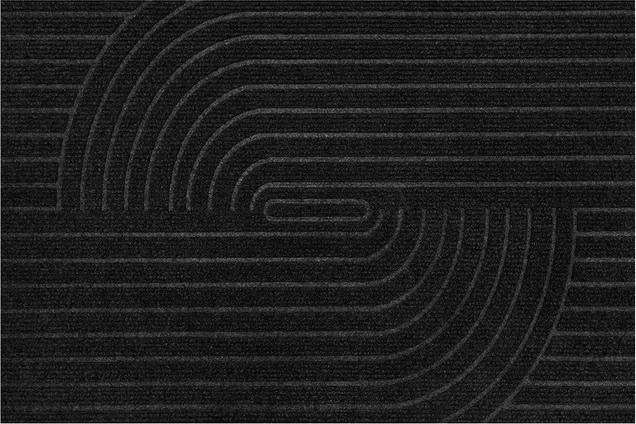 Коврик грязезащитный Qingdao Graceline Line Mat (40x60, T-008-Black)