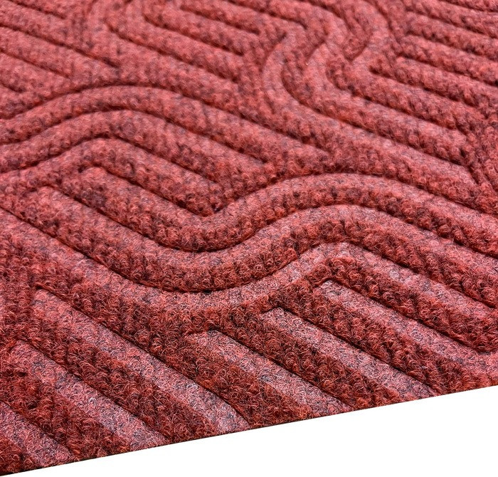 Коврик грязезащитный Qingdao Graceline Line Mat (40x60, T-004-Black-Red) — фото 2