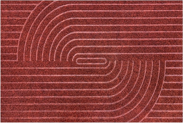 Коврик грязезащитный Qingdao Graceline Line Mat (43x75, T-008-Black-Red)