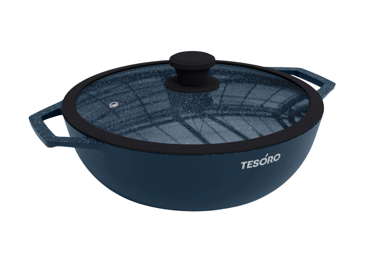 Жаровня Tesoro Florence Induction Total Blue TF6530tbi