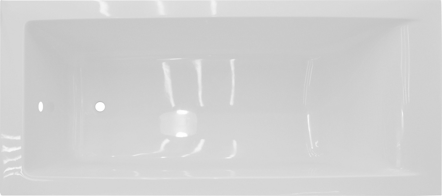 Ванна из искусственного мрамора Эстет Delta 180 slim 180x80 / ФР-00016273