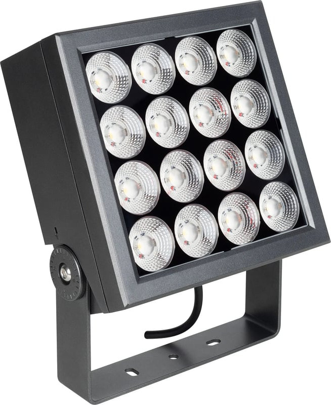 Прожектор Arlight ALT-BLOCK-S220x220-50W Warm3000 GR 15 deg 230V IP66 / 054756