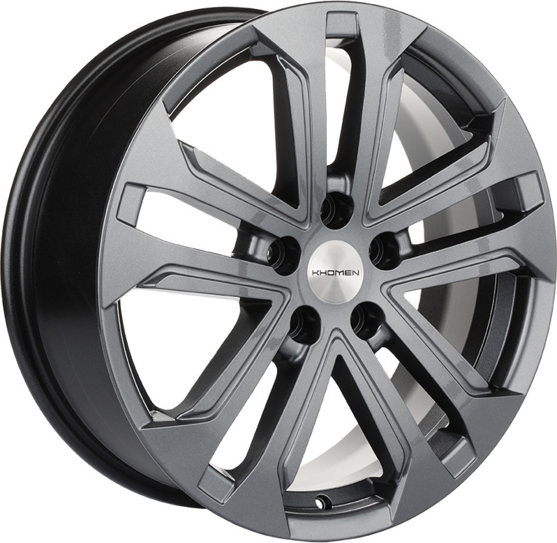 Литой диск Khomen KHW1803 CX-5/Seltos 18x7" 5x114.3мм DIA 67.1мм ET 50мм (Gray)