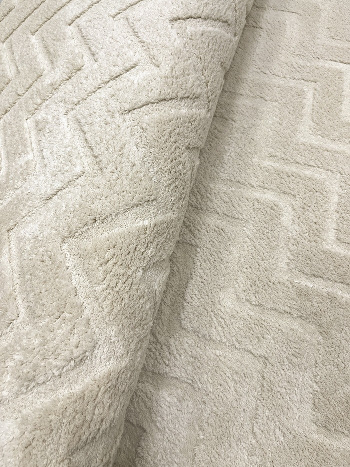 Покрытие напольное тафтинговое Champion Carpet 1.4x2 (Barni Zigzag-Cream) — фото 2