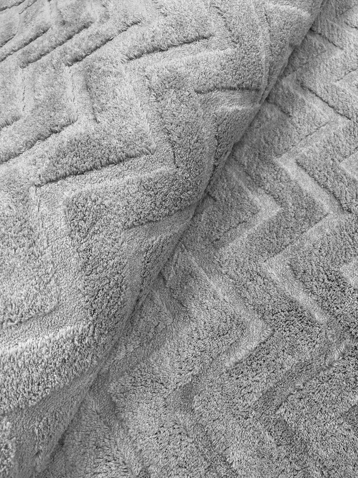 Покрытие напольное тафтинговое Champion Carpet 1.4x2 (Barni Zigzag-Gray) — фото 2