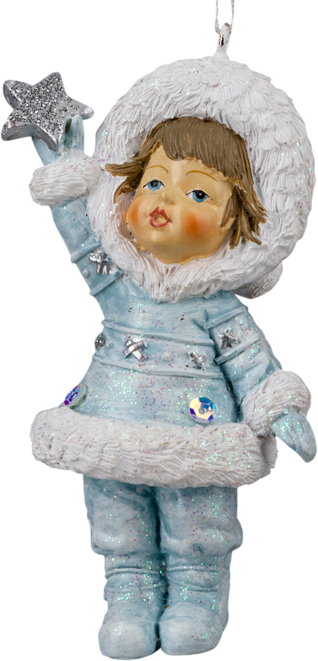 Елочная игрушка Erich Krause Decor. Девочка со звездой / 64544