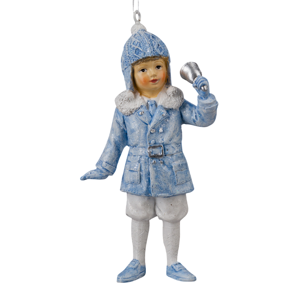 Елочная игрушка Erich Krause Decor. Мальчик с колокольчиком лапландия / 64545