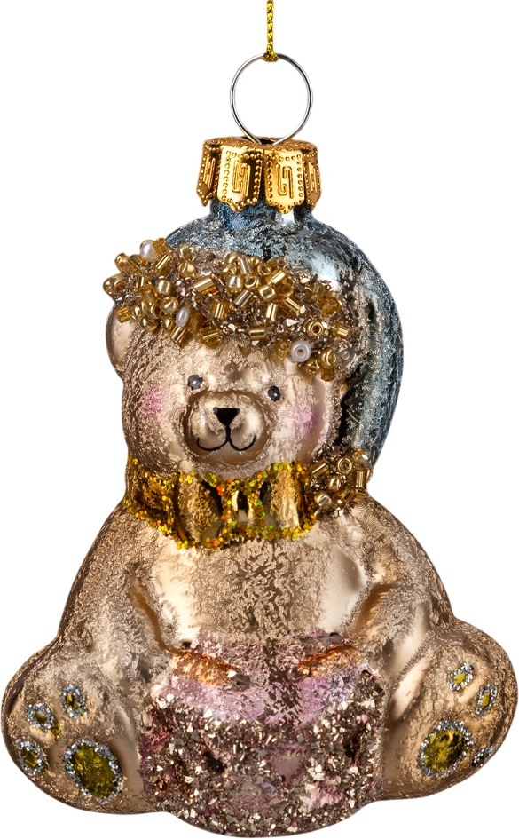 Елочная игрушка Erich Krause Decor. Медвежонок с барабаном / 64411