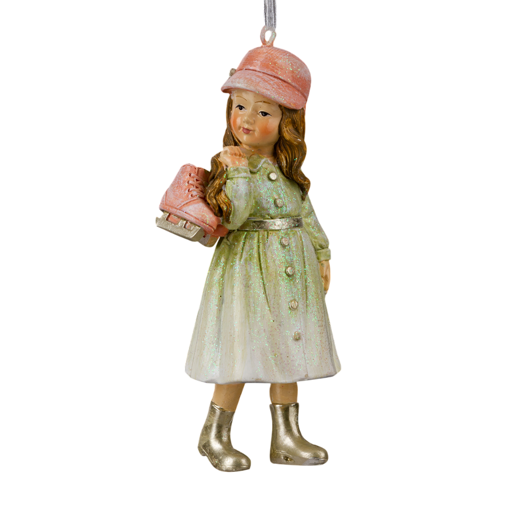 Елочная игрушка Erich Krause Decor. Девочка с коньками / 64533