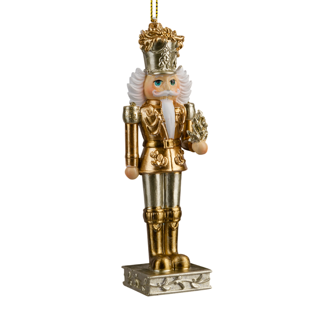 Елочная игрушка Erich Krause Decor. Щелкунчик в мундире золотой / 64507