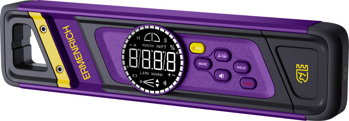 Уклономер цифровой Ermenrich Verk LD40 / 85683 (с лазером)