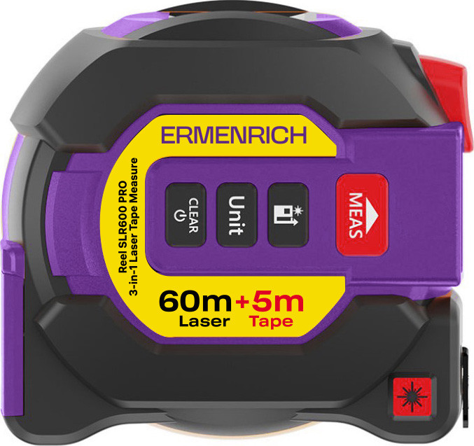 Лазерный дальномер Ermenrich Reel SLR600 Pro / 86175