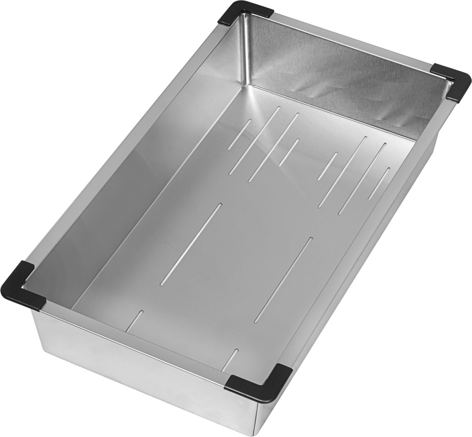 Мойка кухонная Arfeka ECO AR 70x50+CL AR G+DS AR (Satin Decor, с дозатором и коландером) — фото 4