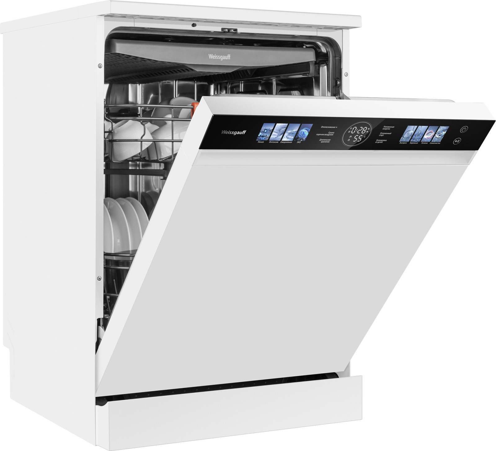 Посудомоечная машина Weissgauff DW 999 Touch Inverter Dual Fan Dry — фото 4