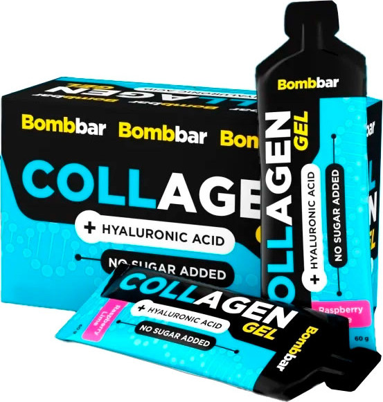 Коллаген Bombbar Гель (25x60г, малина/лайм)