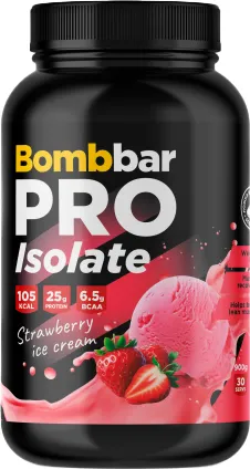 Протеин Bombbar Концентрат (900г, клубничное мороженое)