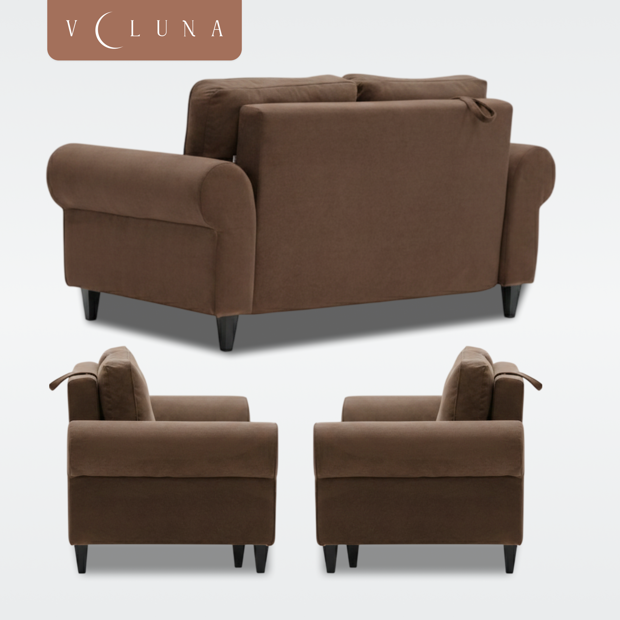 Диван VELUNA Гизела 140 (Cristy Cappuccino) — фото 6