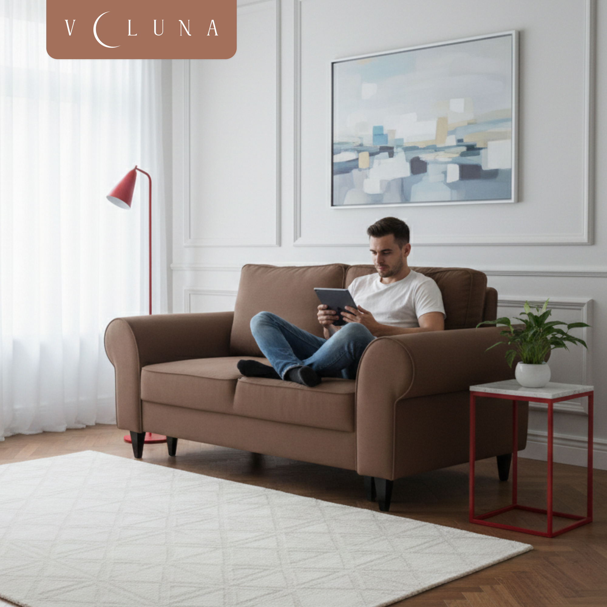 Диван VELUNA Гизела 140 (Cristy Cappuccino) — фото 5