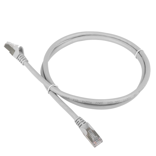 Кабель Lanmaster TWT-45-45-10/S-GY (10м, серый)