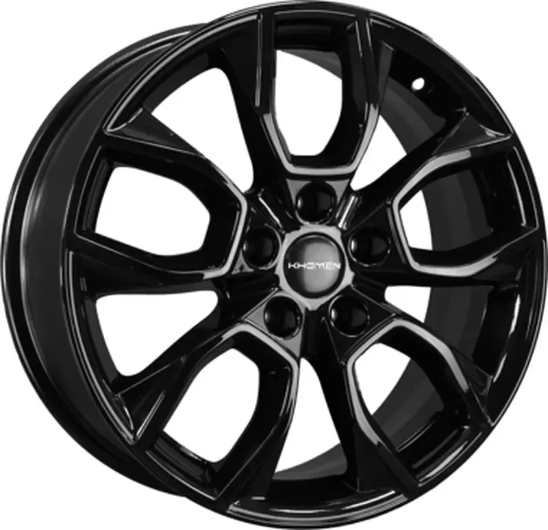 Литой диск Khomen KHW1713 Geely Atlas Pro 17x7" 5x114.3мм DIA 60.1мм ET 45мм (Black)