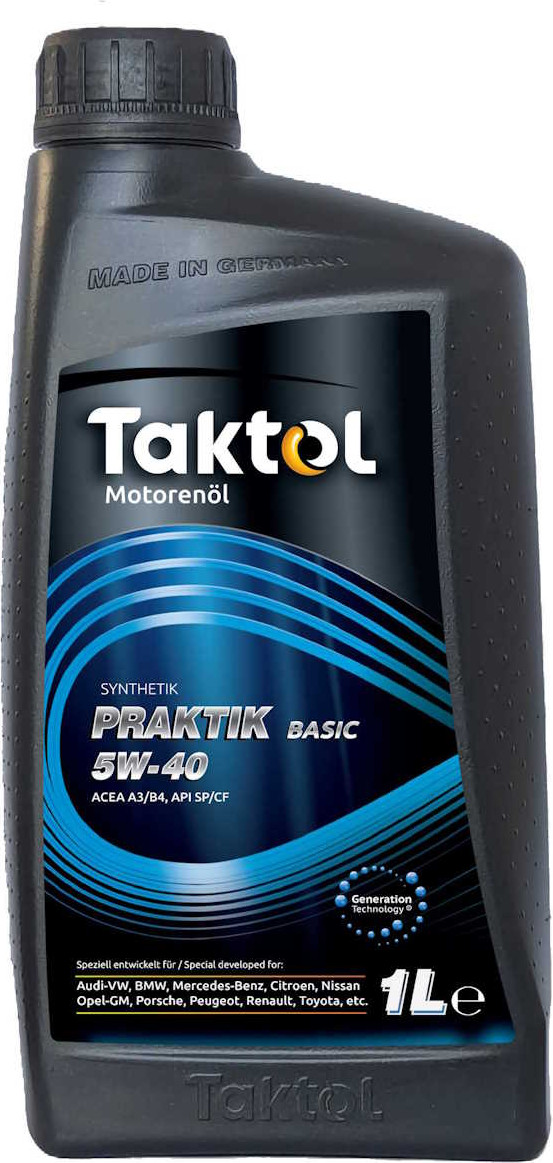 Моторное масло Taktol Praktik Basic 5W40 (1л)