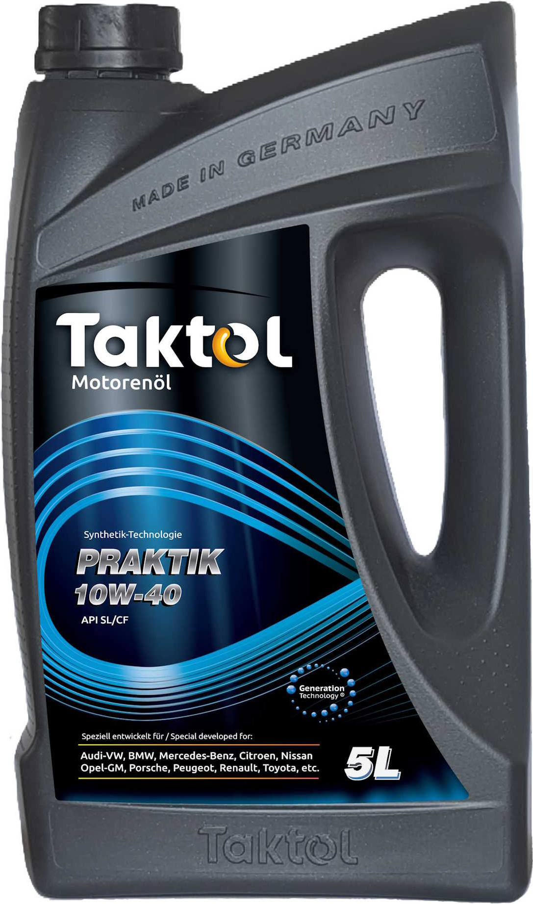 Моторное масло Taktol Praktik 10W40 (5л)