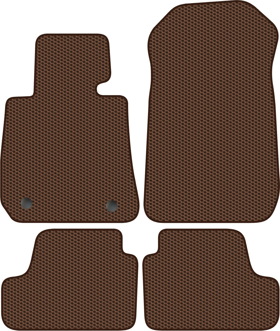 Комплект ковриков для авто Alicosta 0148_1-кор для BMW 3-Series V кабриолет/E93 2006-2014 (EVA соты, коричневый)