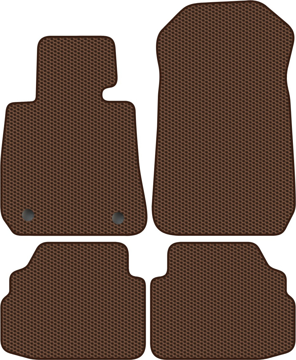 Комплект ковриков для авто Alicosta 0146_1-кор для BMW 3-Series V купе/E92 2006-2014 (EVA соты, коричневый)